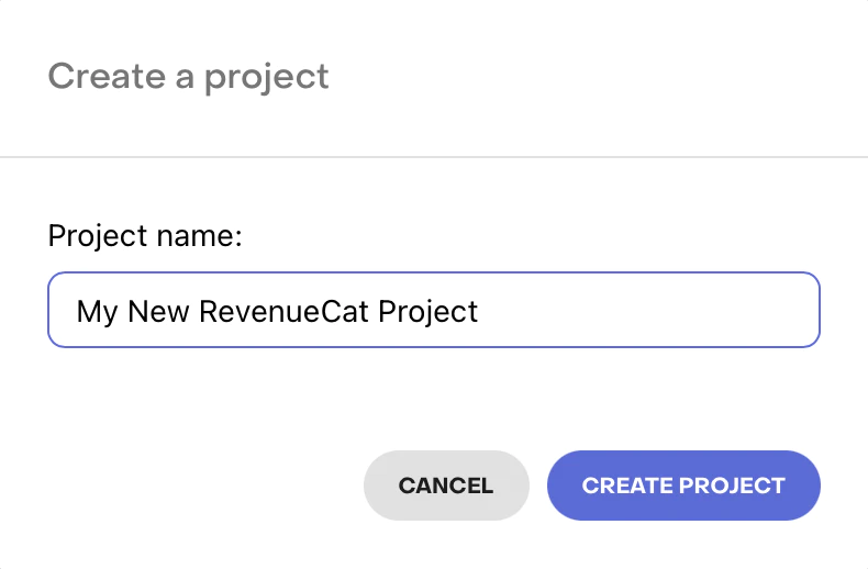 RevenueCat step 1